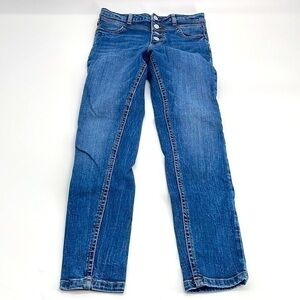 UEC Guess Midrise button fly cropped jeans size 24